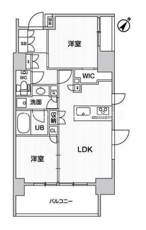 ディームス大井町の物件間取画像